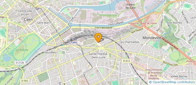 localisation de l'entreprise IO PRESTATIONS à CAEN