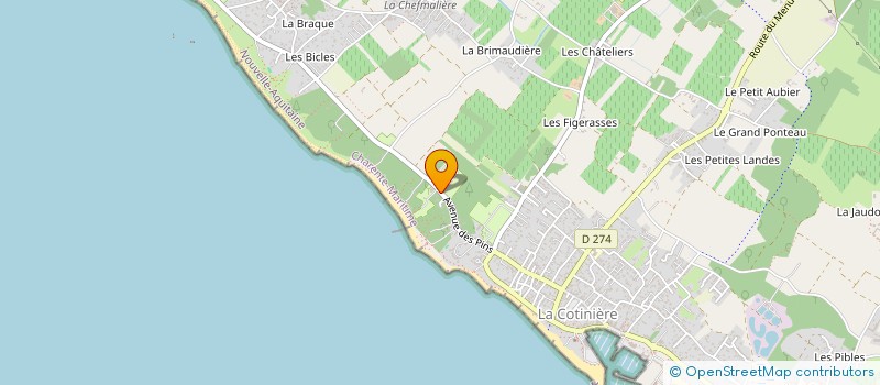 localisation de l'entreprise IO SEA à SAINT-PIERRE-D'OLERON