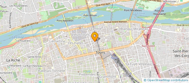 localisation de l'entreprise IOA TOURS à TOURS