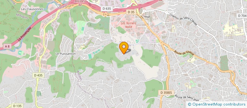 localisation de l'entreprise IOBSP DES ALPES MARITIMES à ANTIBES