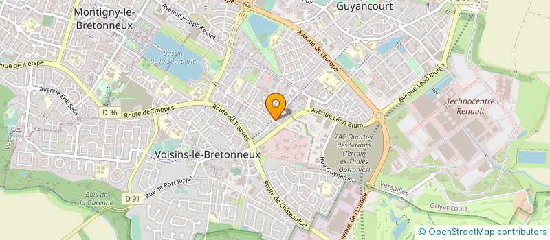 localisation de l'entreprise IOC VOISINS LE BRETONNEUX  VOISINS-LE-BRETONNEUX