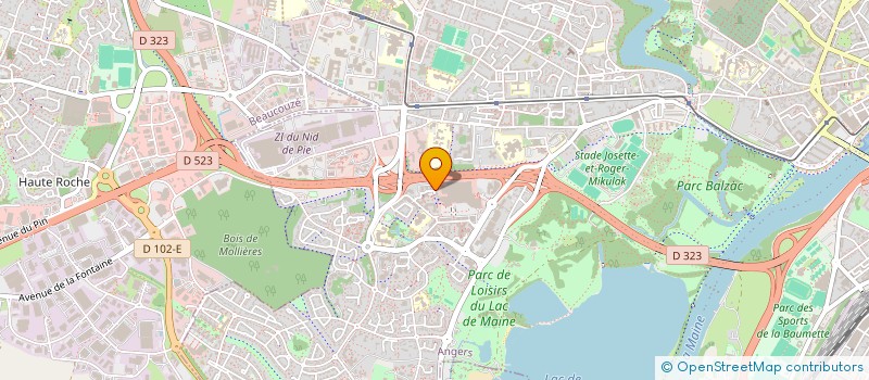 localisation de l'entreprise IODA à ANGERS