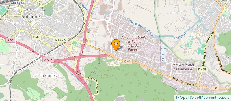 localisation de l'entreprise IODA PME  AUBAGNE