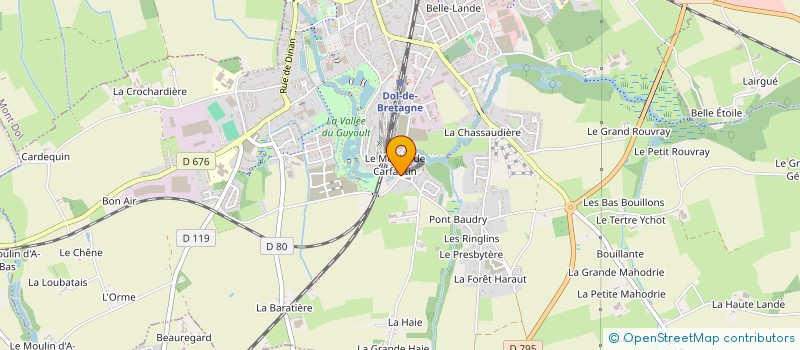 localisation de l'entreprise IODE ARCHITECTEURS  DOL-DE-BRETAGNE