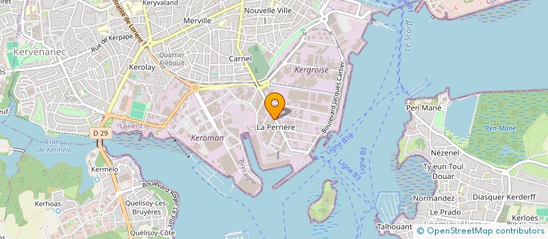 localisation de l'entreprise IODE DESIGN à LORIENT