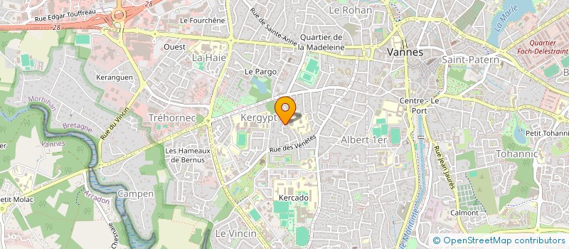 localisation de l'entreprise IODIMAT à VANNES