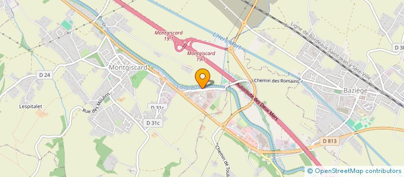 localisation de l'entreprise IODJI CASTEL  BAZIEGE