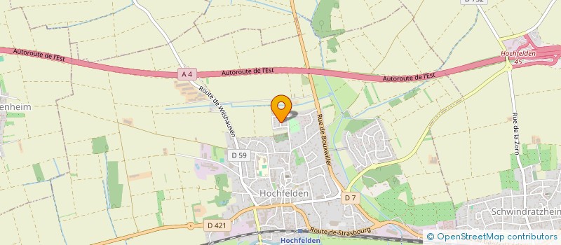 localisation de l'entreprise IODYS  SOUFFELWEYERSHEIM