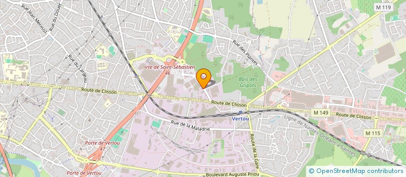 localisation de l'entreprise IOE à SAINT-SEBASTIEN-SUR-LOIRE