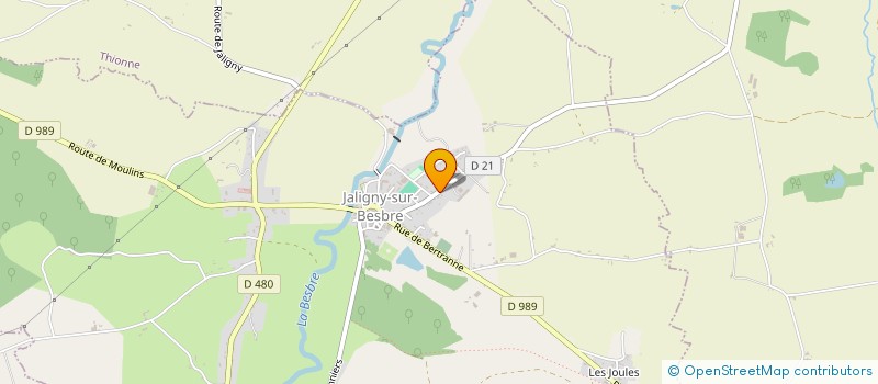 localisation de l'entreprise IOGC  JALIGNY-SUR-BESBRE
