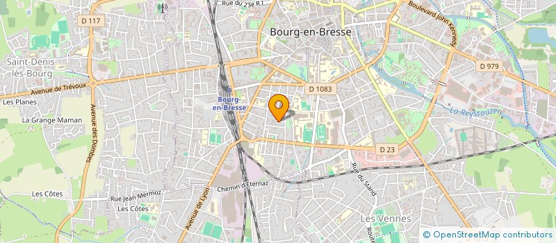 localisation de l'entreprise IOGHI à BOURG-EN-BRESSE