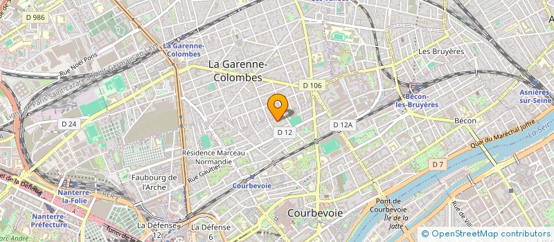localisation de l'entreprise IOIART INFORMATIQUE à COURBEVOIE