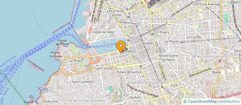 localisation de l'entreprise IOKAI SHIATSU ACCADEMIE TIRE POUSSE à MARSEILLE