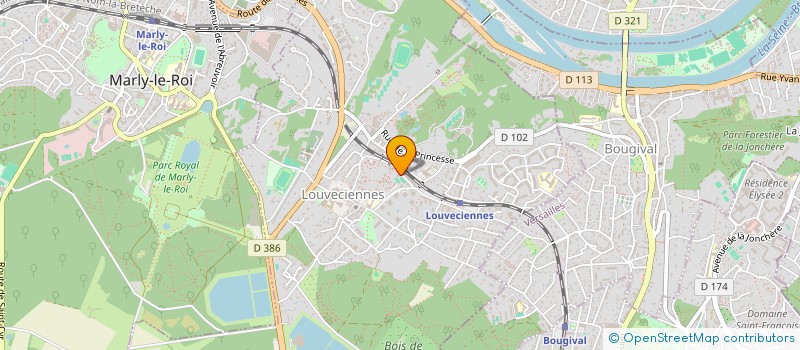 localisation de l'entreprise IOKE CONSULTING  LOUVECIENNES