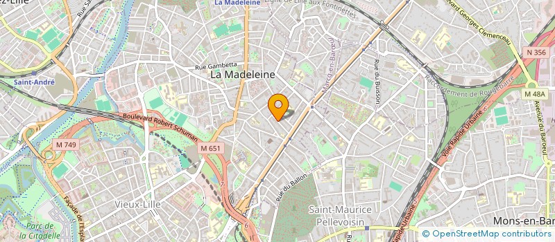 localisation de l'entreprise IOMENTUM à LA MADELEINE
