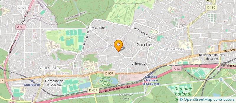 localisation de l'entreprise ION à GARCHES