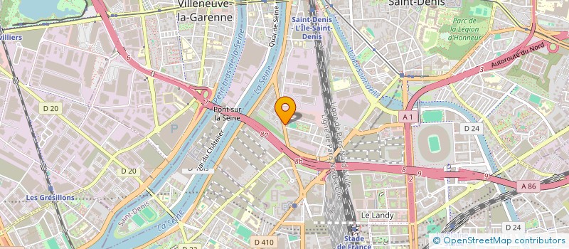 localisation de l'entreprise ION BAT à SAINT-DENIS
