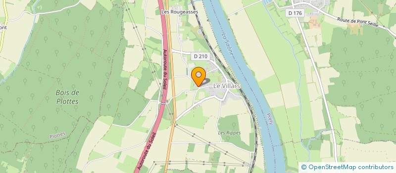 localisation de l'entreprise IONA - MOUVEMENT ET VIE  LE VILLARS