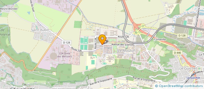 localisation de l'entreprise IONANCE à GIF-SUR-YVETTE