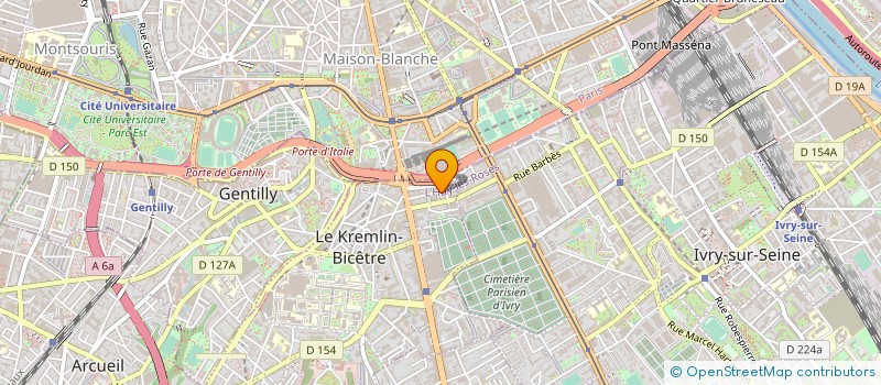 localisation de l'entreprise IONIS GROUP - IONIS SCHOOLS OF TECHNOLOGY AND MANAGEMENT à LE KREMLIN-BICETRE