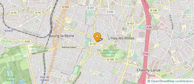 localisation de l'entreprise IONOSYS à L'HAY-LES-ROSES