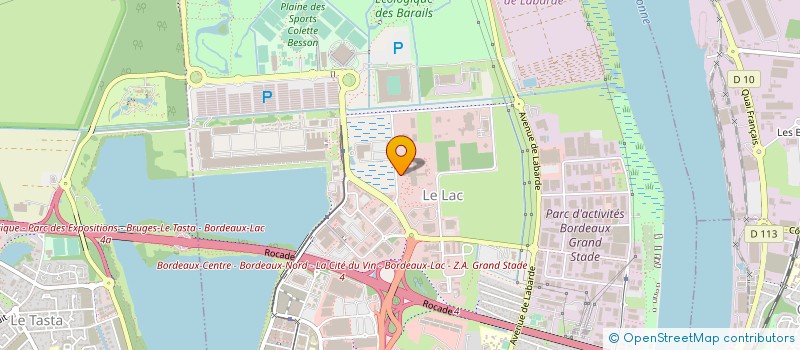 localisation de l'entreprise IONYX à BORDEAUX