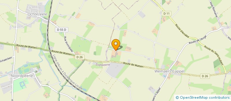 localisation de l'entreprise IOOS ENERGIES AGRICOLES à WEMAERS-CAPPEL