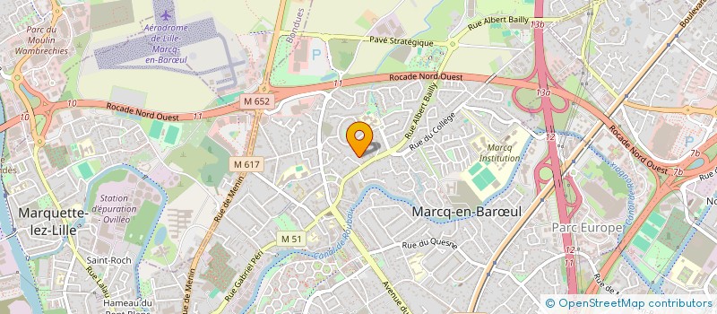 localisation de l'entreprise IOP CONSEILS à MARCQ-EN-BARŒUL