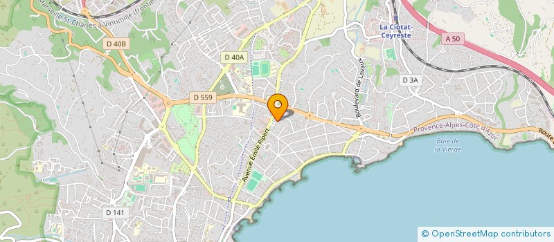 localisation de l'entreprise IOS  LA CIOTAT