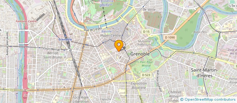 localisation de l'entreprise IOT PLANET UNIVERSAL  GRENOBLE