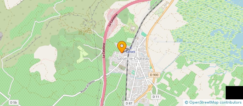 localisation de l'entreprise IOT - SPECTRUM  SALSES-LE-CHATEAU