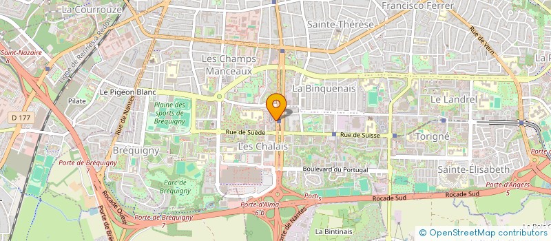 localisation de l'entreprise IOTA  RENNES