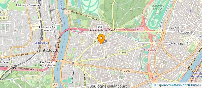 localisation de l'entreprise IOTA à BOULOGNE-BILLANCOURT