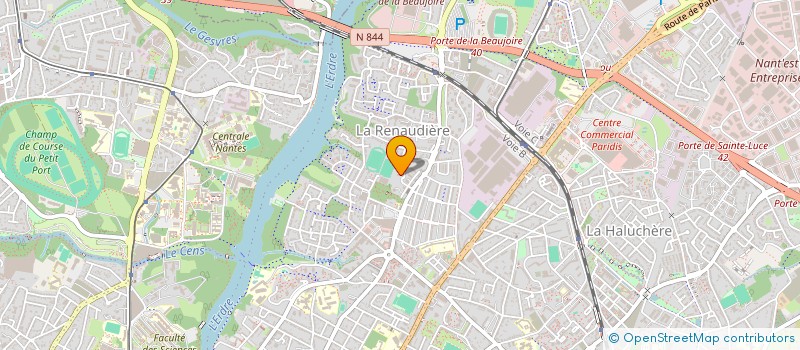 localisation de l'entreprise IOTA DEVELOPPEMENT à NANTES