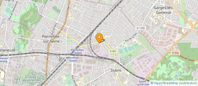 localisation de l'entreprise IOTA SYSTEM à STAINS