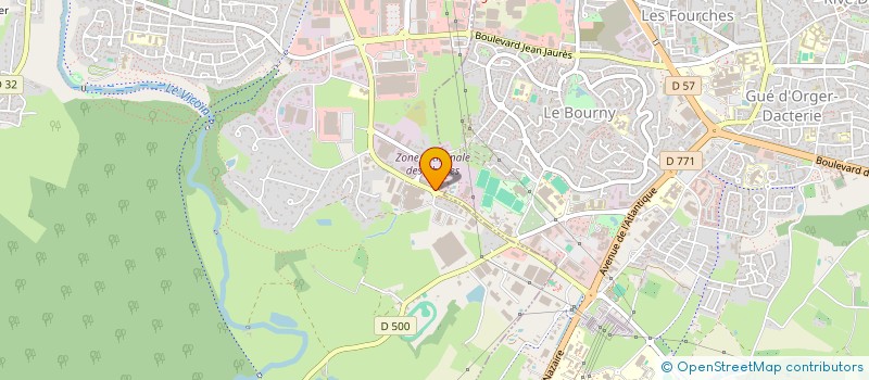 localisation de l'entreprise IOTEE à SAINT-BERTHEVIN