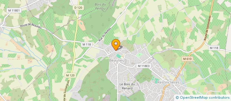 localisation de l'entreprise IOWA à BEAULIEU