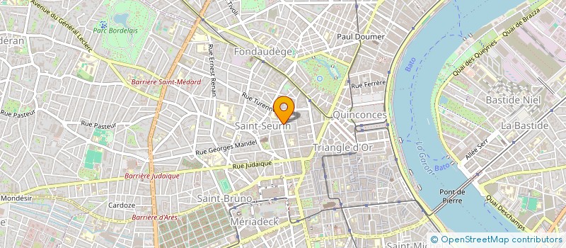 localisation de l'entreprise IP 33  BORDEAUX