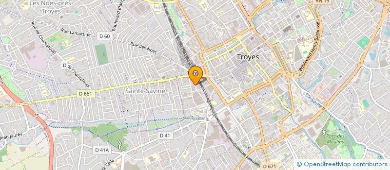 localisation de l'entreprise IP à TROYES