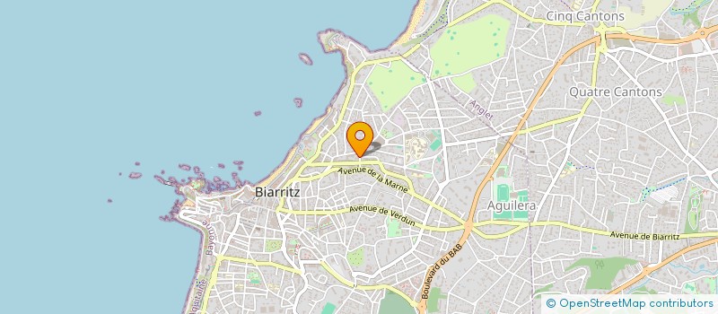 localisation de l'entreprise IP 64 à BIARRITZ