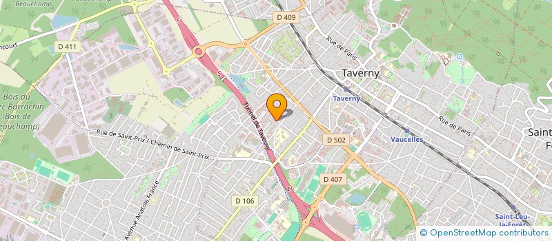 localisation de l'entreprise IP  TAVERNY