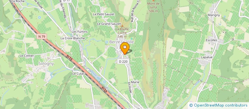 localisation de l'entreprise IP  BERZE-LA-VILLE