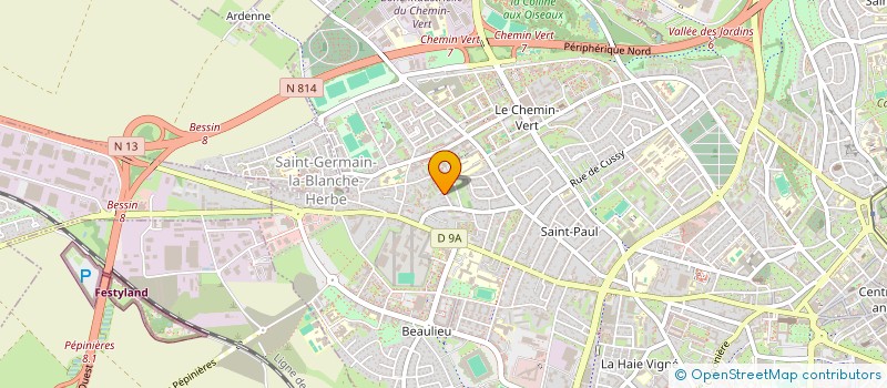 localisation de l'entreprise IP AND COM à CAEN