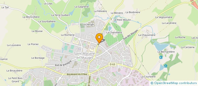 localisation de l'entreprise IP AUTO à BEAUPREAU-EN-MAUGES