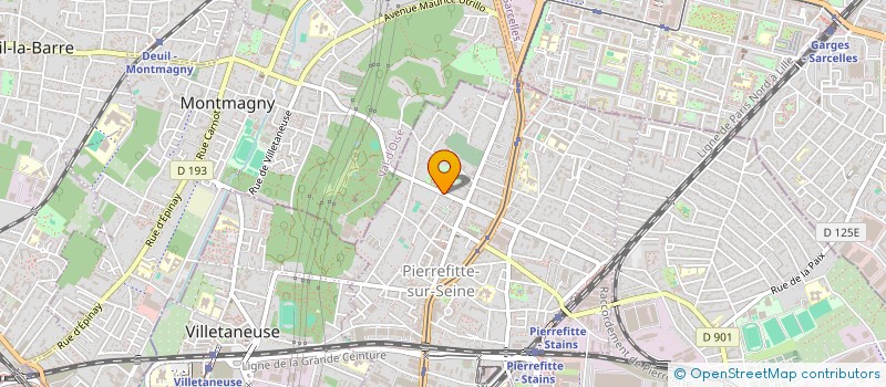 localisation de l'entreprise IP-BAT à PIERREFITTE-SUR-SEINE