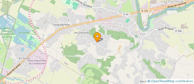 localisation de l'entreprise IP BEAUTY CONCEPT à SAIX