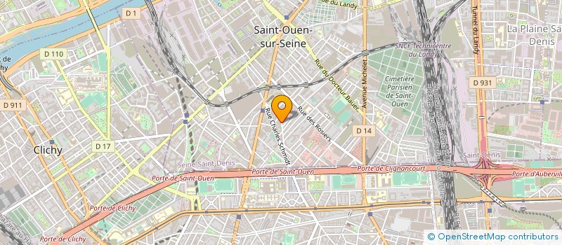 localisation de l'entreprise IP CASH à SAINT-OUEN-SUR-SEINE