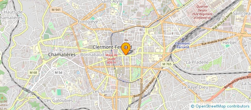 localisation de l'entreprise IP COIFFURE  BEAUREGARD-L'EVEQUE