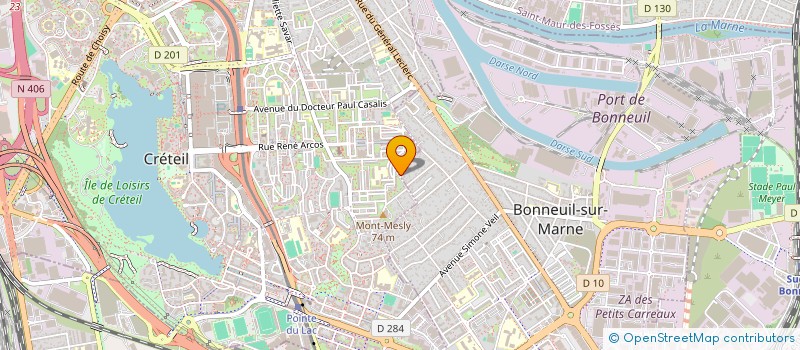 localisation de l'entreprise IP CONSEIL  BONNEUIL-SUR-MARNE