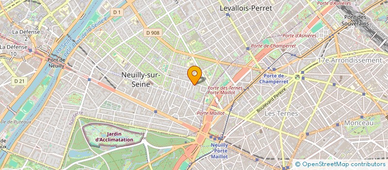 localisation de l'entreprise IP CONSEILS à NEUILLY-SUR-SEINE